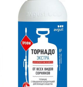 Торнадо Экстра Профи 1000л флакон защита от всех видов сорняков Avgust