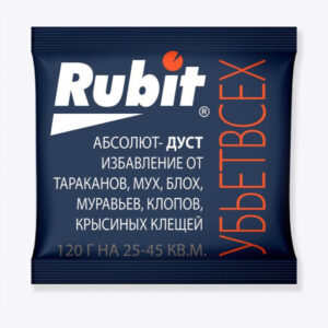 Дуст от насекомых 120г Абсолют Rubit