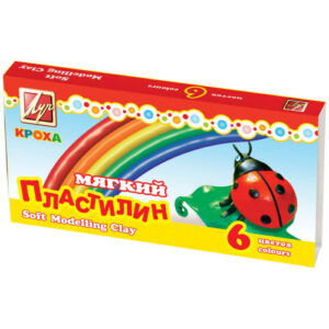 Пластилин 6 цветов Луч Кроха мягкий 12С 863-08