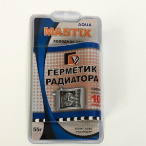 Клей (холодная сварка) герметик радиатора 55г, в блистере Mastix МС 0121