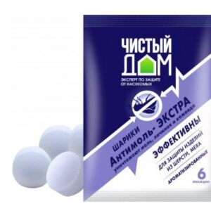 Шарики от моли Антимоль экстра 40г Чистый Дом 02-295