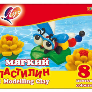 Пластилин 8 цветов Луч Кроха, мягкий 25С 1551-08