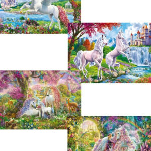 Пазлы 120 элементов Единороги №7, в ассортименте П120-2010