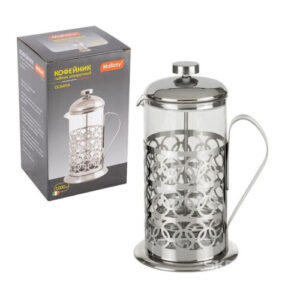 Френч-пресс 1л нержавеющая сталь+стекло Olimpia Mallony T046-1000ML/950093