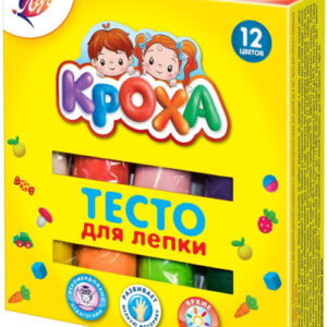 Тесто для лепки 12 цветов Луч 31С 2045-08