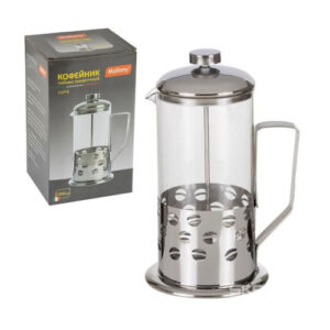 Френч-пресс 1л нержавеющая сталь+стекло Caffe Mallony 950081