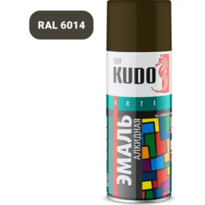 Аэрозольная краска "KUDO" универс. хаки 1005 KU-1005