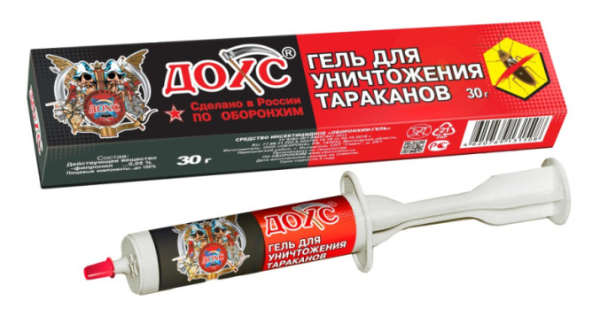 Гель от тараканов 30г шприц Дохс