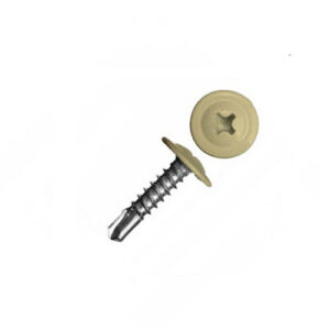 Саморез с п/ш со сверлом 4,2/13 RAL 1014 (слоновая кость) 283-42131014 100 шт