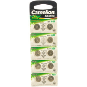 Батарейка часовая Camelion Mercury Free (0%Hg) AG 8 LR1120 391A (10шт. на блистере). ЭН-12816