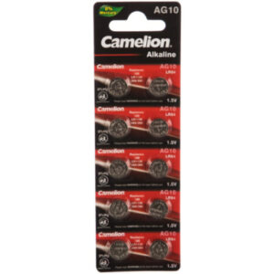Батарейка часовая Camelion Mercury Free (0%Hg) AG10 LR1130 389A (10шт. на блистере) ЭН-12818