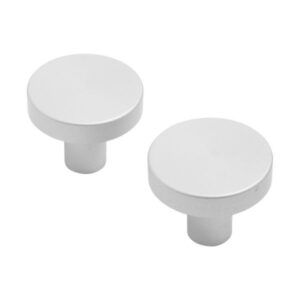 Ручка-кнопка мебельная StahlBuro AP2401 2шт., W матовый белый хром StahlBuro 42290
