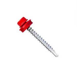 Саморез кровельный 4,8х35 RAL 3020 (красный насыщенный) Daxmer Daxmer 277-302035 10 шт