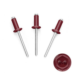 Заклепки Al/st 4.0х10 RAL 3005 красное вино 083-40103005
