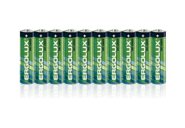 Батарейка Ergolux солевая Heavy Duty R06 (10шт. в спайке) ЭН-15120